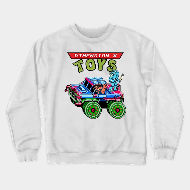 Turtle Tenderizer Crewneck Sweatshirt by dimensionxtoys